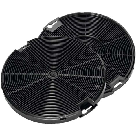 Lot de 2 filtres charbon KITFC155 CR490   150X30 mm (KITFC155, EFF75) Hotte AEG, AIRLUX, BEKO, ELECTROLUX, FABER, FALCON, FAURE, FRANKE, PROGRESS, ROBLIN, SMEG, WHIRLPOOL, ZANKER, ZANUSSI (1/2)