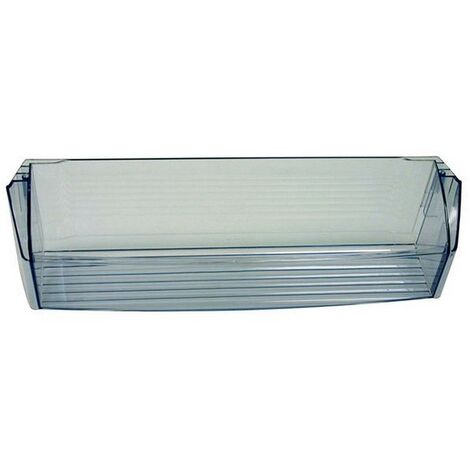 Balconcino Portabottiglie Neutro Per Frigorifero Aeg - Ricambio Originale 265104608 - Larghezza 100mm, Lunghezza 440mm, Colore Trasparente, Sostituzione Ripiano