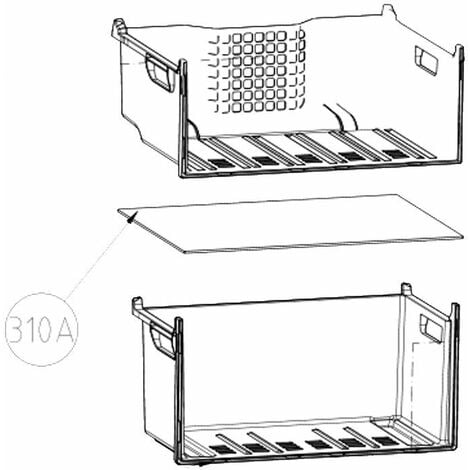 Clayette verre Réfrigérateur Beko