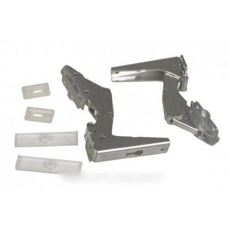 CHARNIERES X2 (INFERIEUR & SUPERIEUR) POUR REFRIGERATEUR WHIRLPOOL (1/3)