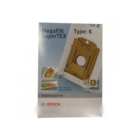 Lot de Sacs type K pour Aspirateur BOSCH 00468265 (1/2)