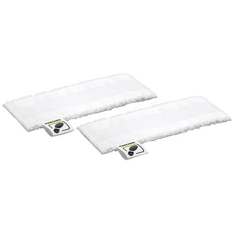 Jeu de 2 chiffons microfibre eazyfix d'origine (28632590, 2.863.259.0) Nettoyeur vapeur KARCHER