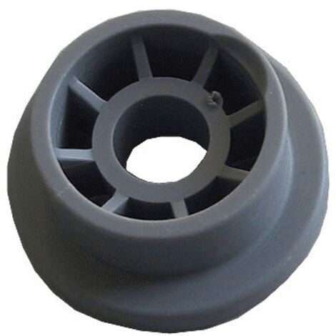 Roulette panier inférieur (x1) d'origine (C00260820, 482000021965) Lave-vaisselle ARISTON HOTPOINT, BAUKNECHT, IGNIS, INDESIT, ROWENTA, SCHOLTES, WHIRLPOOL (1/2)