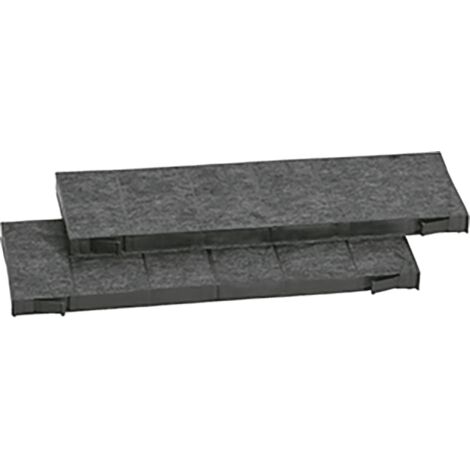 Lot de 2 filtres charbon d'origine 375X130X18 mm (00291108 KF250090) Hotte BOSCH, GAGGENAU, SIEMENS (1/2)