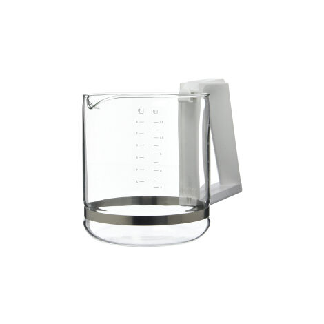 Krups Verseuse En Verre Couvercle Blanc 8-12 Tasses Pour Cafetières T8 XB900801 - 1L Graduée