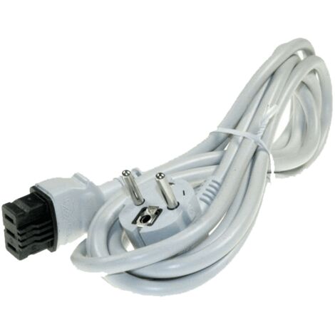 Câble de raccordement 3 mètres pour installation Bosch – Fiche mâle 220V – Connecteur appareil froid – Compatible Siemens