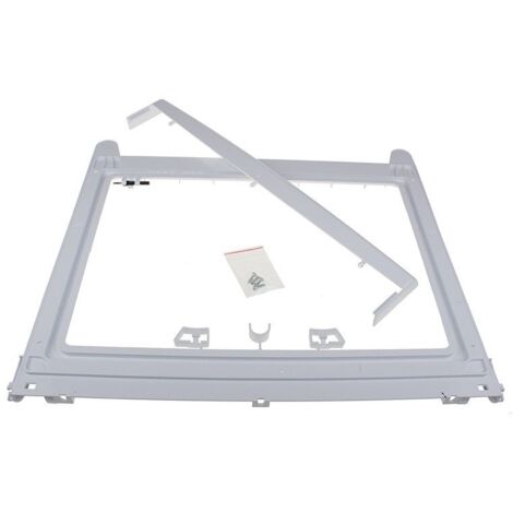 Kit de superposition pour sèche-linge – Verre blanc – Installation facile sans outils – Compatible avec modèles Bosch – WTZ20410