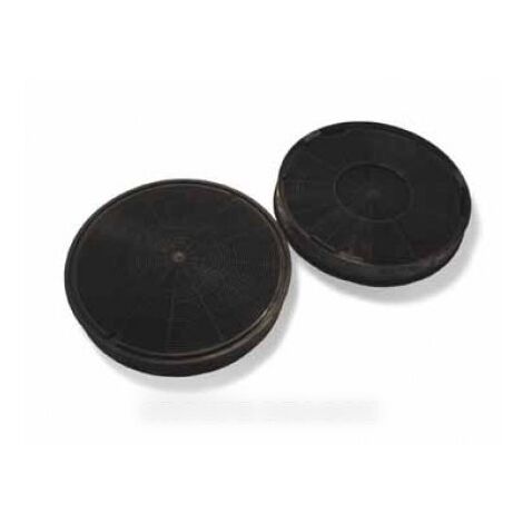 Filtre à charbon actif MCEF02 (19,4 x 3 cm) par 2 pour hotte ELECTROLUX - 9029800464 (1/3)