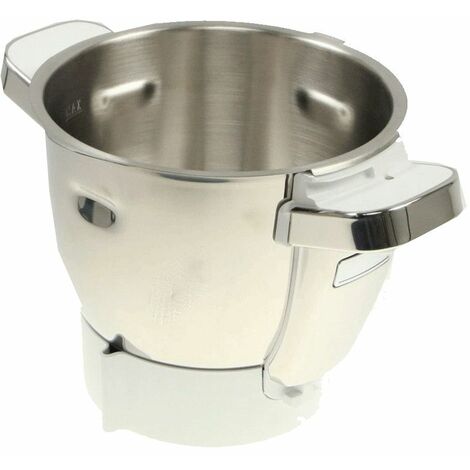 Moulinex – Bol inox pour robot ménager COMPANION – Compatible avec modèles HF807E10, HF906B10, HF908100 – Accessoire de cuisine durable