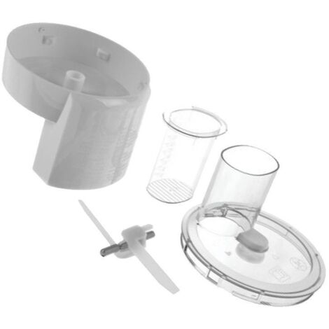 Ensemble bol rapeur éminceur pour robot ménager – Compatible modèles Bosch MUM – Râpe et éminceur pour préparation rapide des aliments