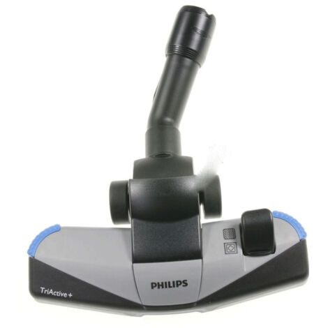 Brosse triactive+ pour aspirateur – Accessoire compatible Philips – Largeur 32mm – Pour nettoyage en profondeur des surfaces