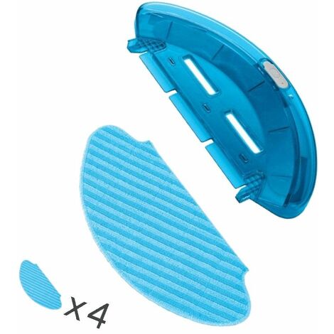 Serpillères De Rechange Pour Robot Aspirateur Laresar Mars 01 / Lubluelu - Lot De 4 | Microfibre Lavable