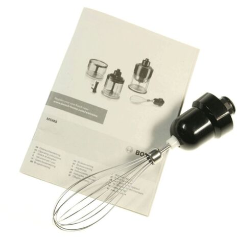 Fouet complet d'origine pour robot multifonction – Performance optimale pour préparations culinaires – Compatible avec modèles Bosch (1/2)
