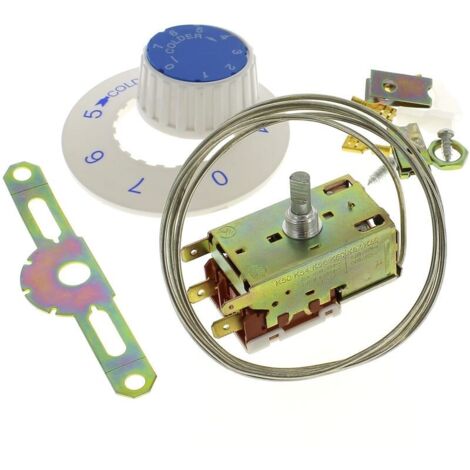 Thermostat K50-P110VC1 pour réfrigérateur et congélateur – Régulation précise de température – Compatible avec plusieurs marques - k50p1110 (1/2)