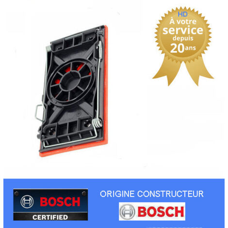 Bosch – Plateau de ponçage auto-agrippant 93x186mm – Compatible ponceuse vibrante PSS 250AE – Pour finitions bois dur – 2609000877