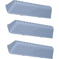 SOS Accessoire Lot de 3 aubes de tambour pour Lave-linge WHIRLPOOL 481241848978, 480111104174