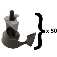 SOS Accessoire Lot de 50 Pales et joints ACTIFRY pour Friteuse, Airfryer SEB XA900302, SS-990596