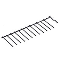 Support assiette droit pour lave-vaisselle – Compatible Beko – Métal – Hauteur 2,7 cm – Profondeur 23,8 cm – Fixation solide - 1759030200