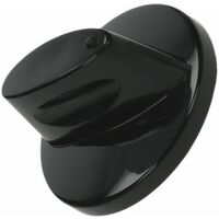 BOUTON DE COMMANDE NOIR POUR TABLE DE CUISSON WHIRLPOOL