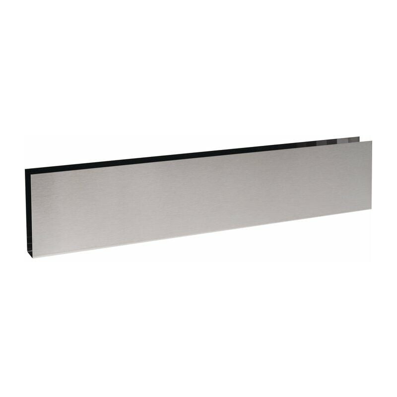Plinthe de bas de porte en U inox satiné