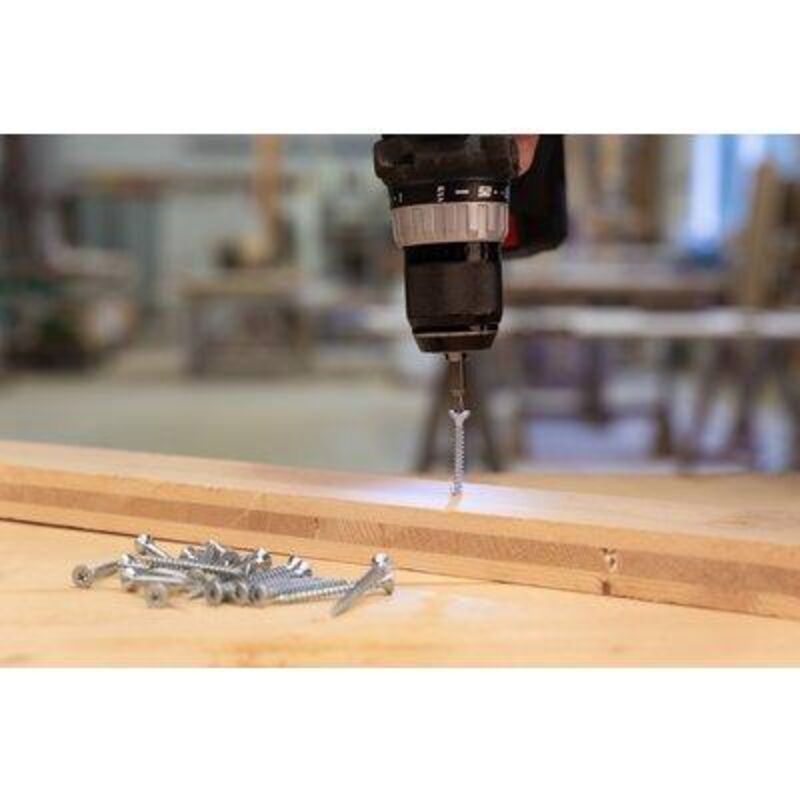 Lot De 10 Vis à Agglo FIXPRO – Tête Fraisée, TX, Acier Zingué, 5x50mm (Neuf)