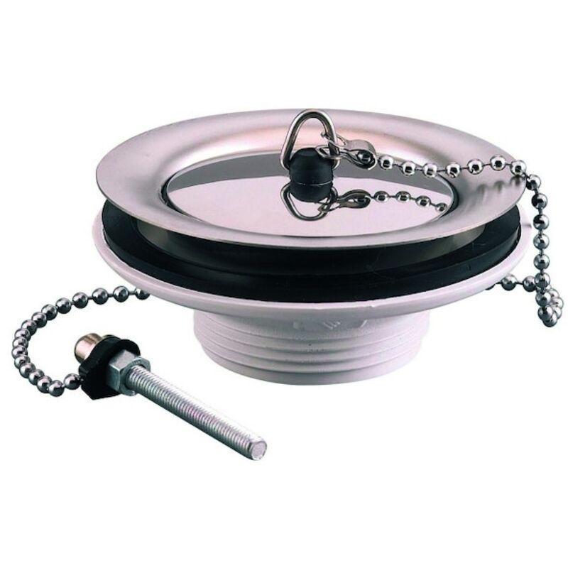 Lot De 2 Filtres à Évier / Bouchons De Bonde Acier Inoxydable Diamètre 79.3 Mm - Anti-Bouchon Épais
