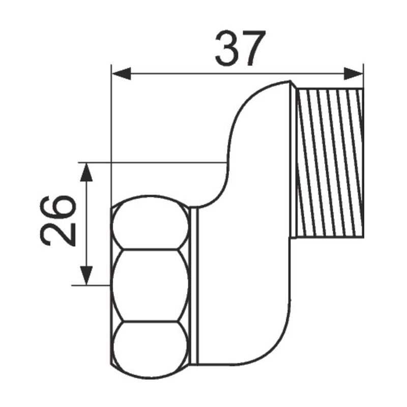 Excentrique 12 - 18 cm. avec silencieux. M. 1/2” 32 mm. - TRES 9134786