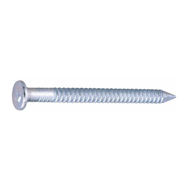 Clou d'ancrage acier zingué - diamètre 4 mm - 40 mm - Pour sabot de solive - Boîte de 250 pièces - Alberts