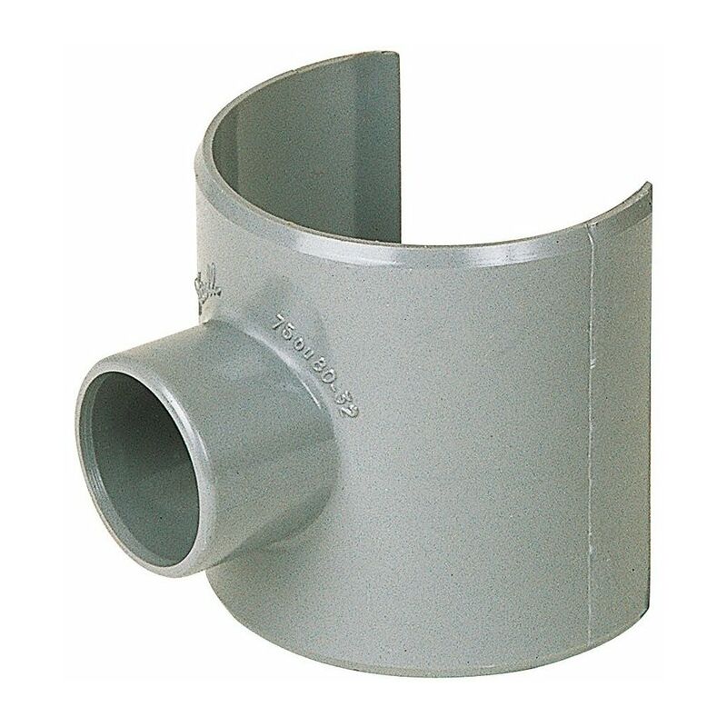 Selle De Raccordement PVC Gris Femelle 100-40mm - Nicoll - Pour Tuyauterie