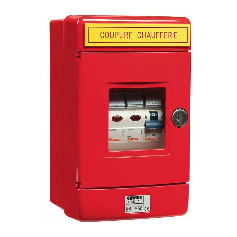 Coffret pour chaufferie - Gewiss - Monophase