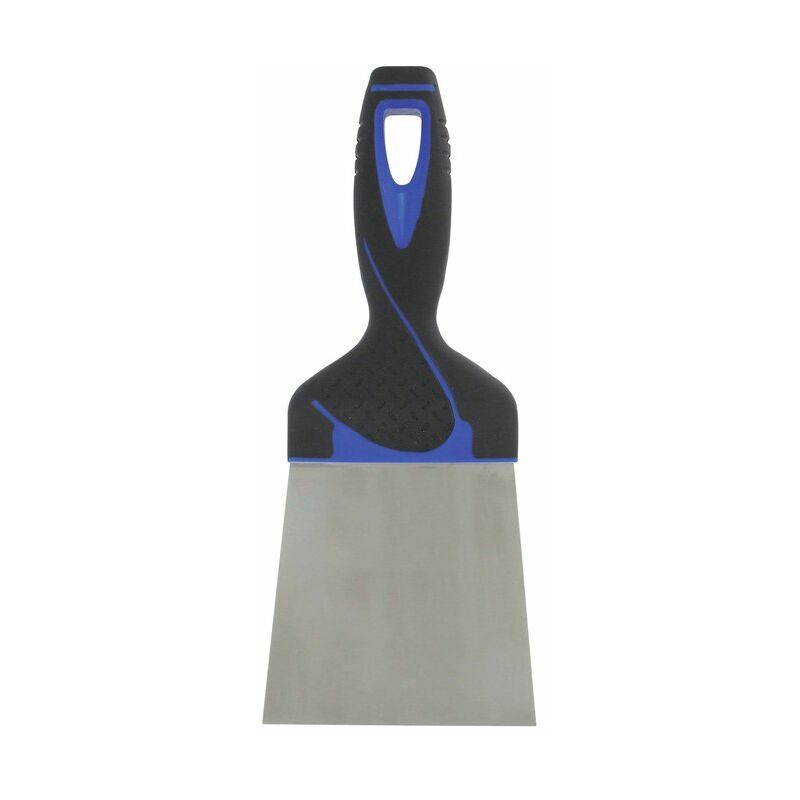 Couteau à enduire inox - Outibat - Manche bi-matière - Largeur 10 cm
