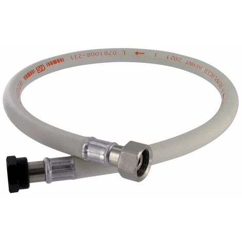 Tuyau flexible gaz butane propane 2 m – Entrée femelle 20 x 150 – Sortie femelle 15 x 21 – Norme NFD 36-112 – Eurogaz