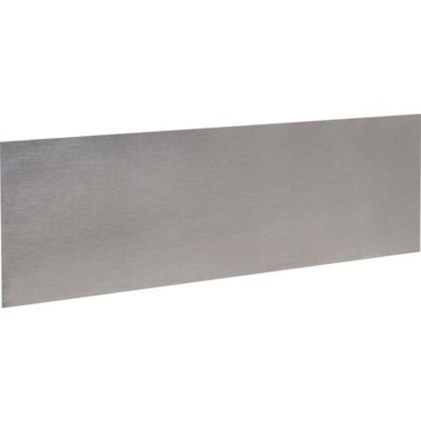 Duval – Plinthe de bas de porte adhésive inox satinée 830x250 mm – Finition élégante pour espaces intérieurs – Fabrication française
