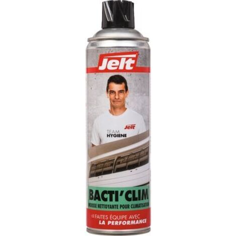 Nettoyant désinfectant Bacti Clim 650ml – Élimine bactéries et salissures – Pour filtres et grilles d’aération de climatiseurs – Jelt