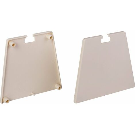 Ecolands – Supports de sol PVC pour climatiseur – Charge maximale 250 kg – Finition blanche – 1 pièce pour installation stable