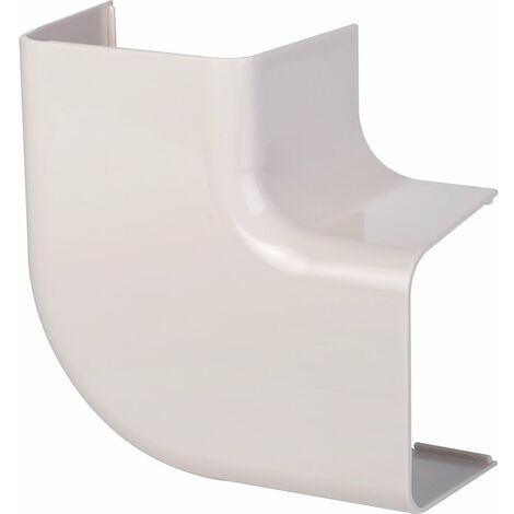 Plombservice – Coude plat 90° 80mm – Accessoire pour gaine électrique ICTA – Température maximale de fonctionnement 90°C – Plastique (1/2)
