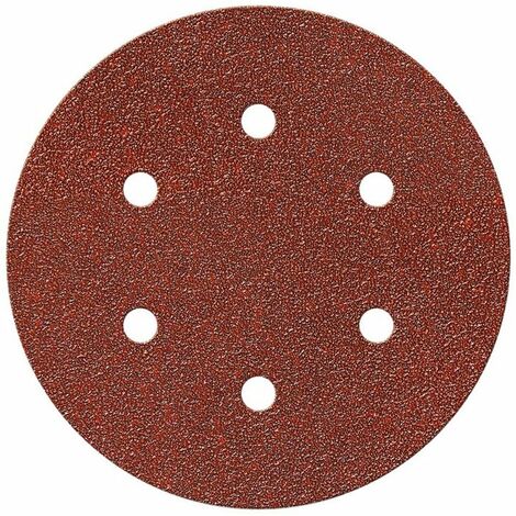 Disque auto-agrippant - SCID - Diamètre 150 mm - 6 trous - Grain 40 - Vendu par 5 (1/2)