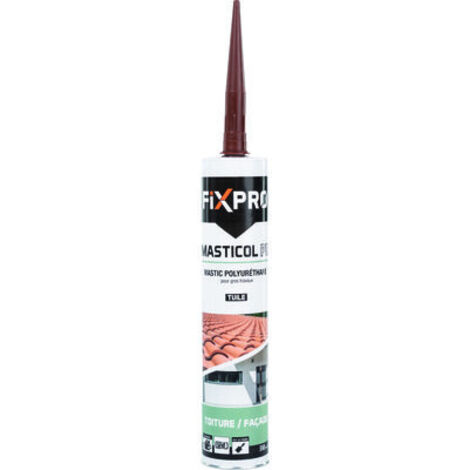 Mastic polyuréthane - FIXPRO - Masticol PU - Tuile - Vendu à l'unité (1/4)