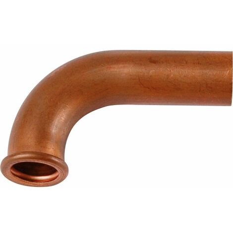 Douille cuivre coudé - Pour écrou F 3/4' - diamètre 16 mm