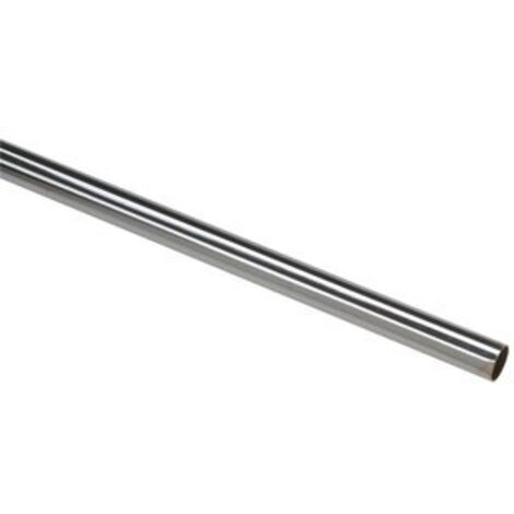 Duval Bilcocq – Tube acier chromé Ø16mm 3m – Résistance à la corrosion – Pour agencement intérieur – Tube de penderie durable
