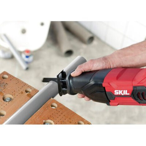 Scie Récipro 900W – Scie Sabre Électrique Vitesse Variable + 4 Lames Offerte – Coupe Bois, Métal, PVC & Plus Avec Puissance Et Précision !