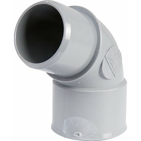 Coude PVC 67 degrés MF 4 100