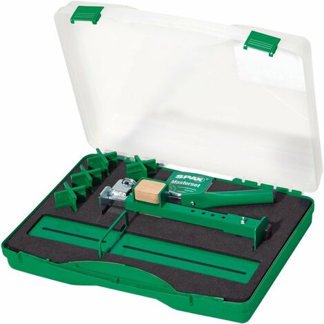 Spax – Redresseur de lame Kaiman Pro pour terrasse bois – Réaligne les lames déformées – Inclus 4 espaceurs – Dimensions 360x110x430mm