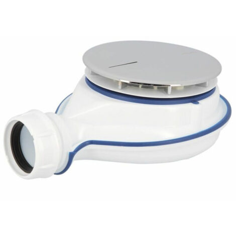 Nicoll – Bonde de douche TurboFlow 205800 – Diamètre 90 mm – Débit 33 l/min – Ultra-compacte – Système anti-remontées d'odeurs