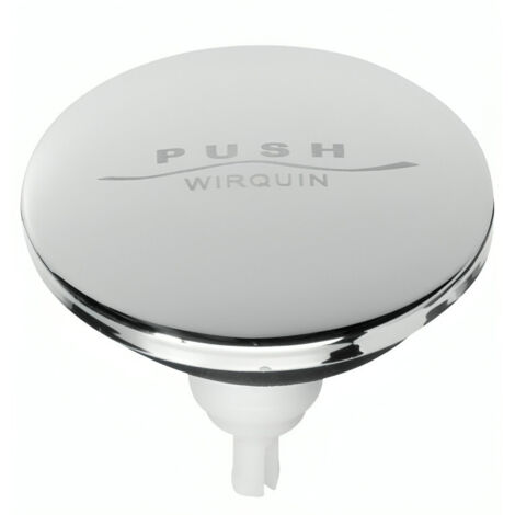 Wirquin – Clapet de bonde Quick Clac 65 mm – Mécanisme inox pour baignoire, lavabo et bidet – Hauteur ajustable 29 à 36 mm