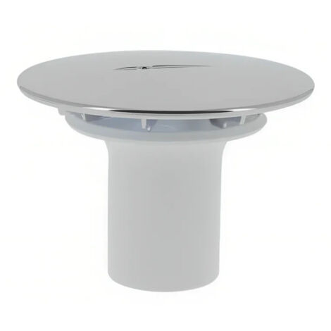 Nicoll – Capot avec culot pour bonde de douche 115mm – Finition chromée brillante – Compatible receveur 90mm – Installation facile
