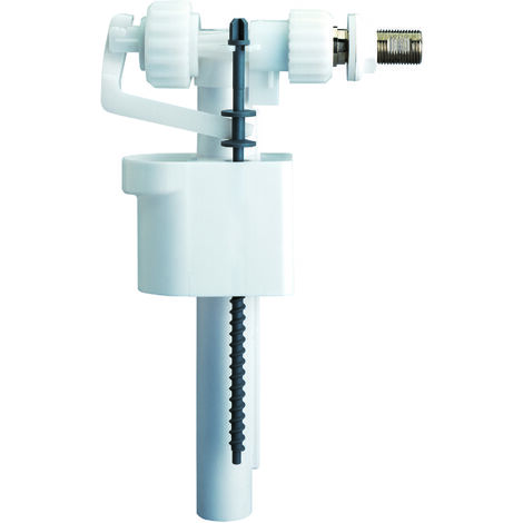 Siamp – Robinet flotteur latéral compact en laiton nickelé – Débit 0,14 l/s à 3 bars – Compatible bâti-chasses VERSO 350 – Silencieux 20 dB