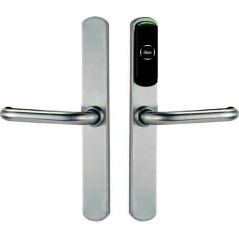 Béquille électronique RFID multistandard 13,56 MHz – Protection IP54 – Installation droite/gauche – Compatible serrures entraxe 70-92mm
