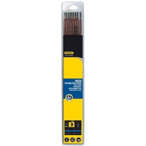 Pack électrodes De Soudure Inox 2,5mm - 10 Pièces - Stanley