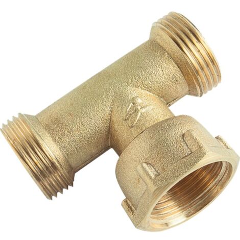 Raccord Té - Laiton - F1' x M1' x F1'